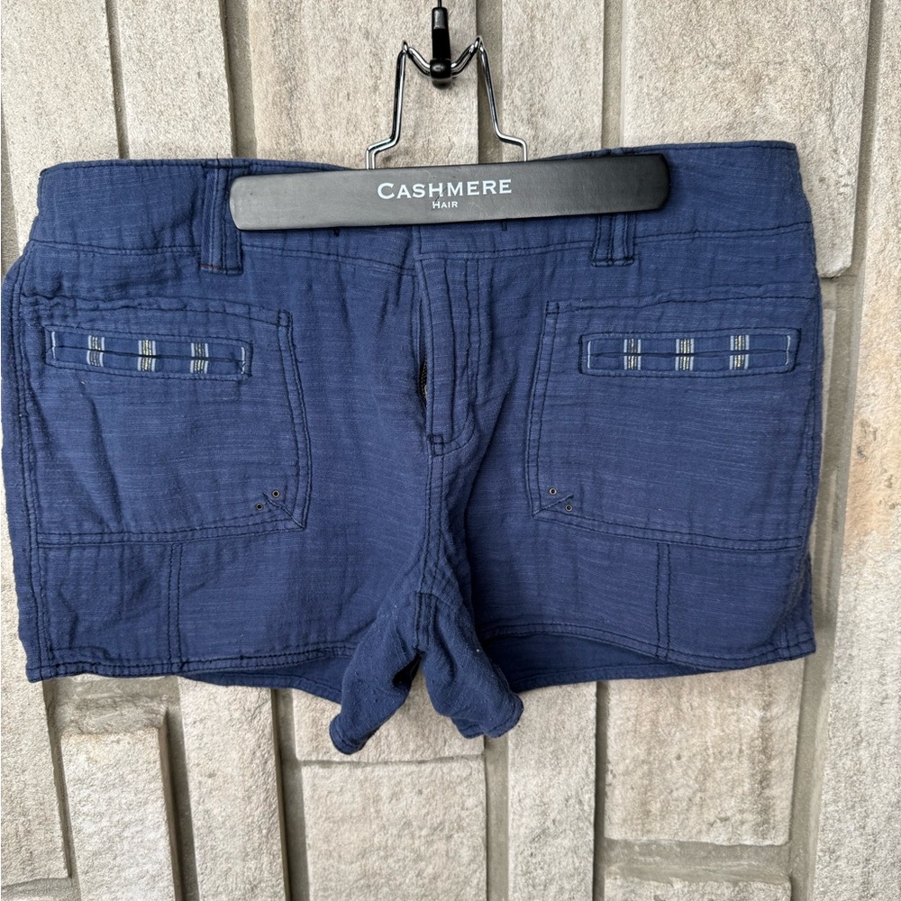 Navy blue dress shorts. Barely worn. Size 27